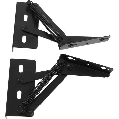2 pièces Charnières à Ressort pour Pliant Supports Stables pour Meubles et Coffres Mécanisme Flexible pour et Rangement (1/5)