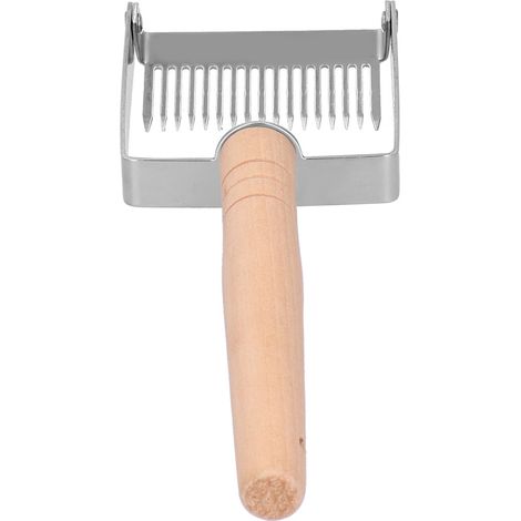 OKAT Fourche à désoperculer, Pointe en Acier Inoxydable Racloir à désoperculer Pelle à Miel avec Manche en Bois pour pelleter Le Miel (1/5)