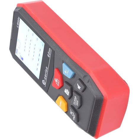 Télémètre laser infrarouge numérique portable LM60e, portée de 60 m, pour la construction de bâtiments (1/5)