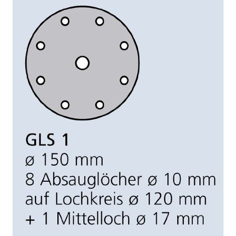 Disco abrasivo Klingspor ps 33 bk autoadesivo flessibile 150 mm
