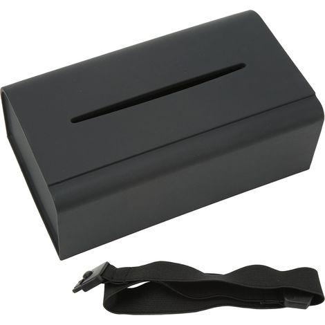 Boîte à mouchoirs en silicone pour console centrale Tesla Model 3 Y, organiseur d'essuie-tout pour accoudoir arrière, support de boîte à mouchoirs de remplacement (1/5)