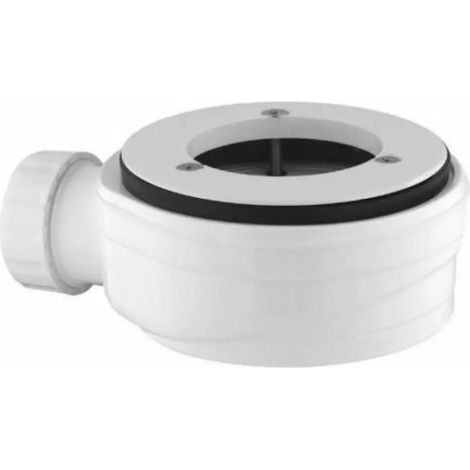 Piletta scarico sifonata ispezionabile e estraibile ribassata in polipropilene senza tappo altezza 70 mm per piatti doccia ø90 mm ribassata ed estraibile - altezza 70,5 mm CGS