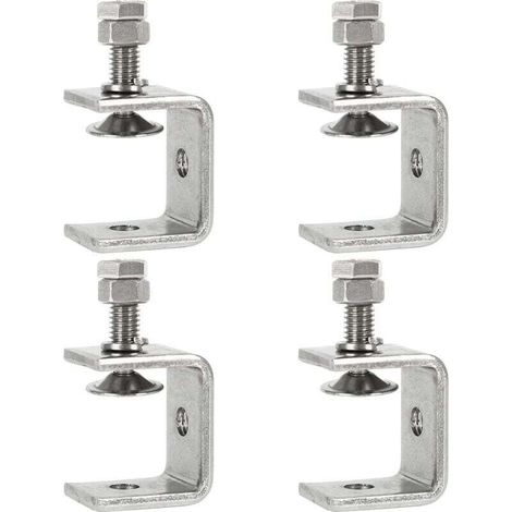 Abrazaderas en C, 0-25 mm, abrazadera en C de alta resistencia, abrazadera para carpintería, abrazadera Tiger con mordazas anchas para bricolaje, soldadura y carpintería.