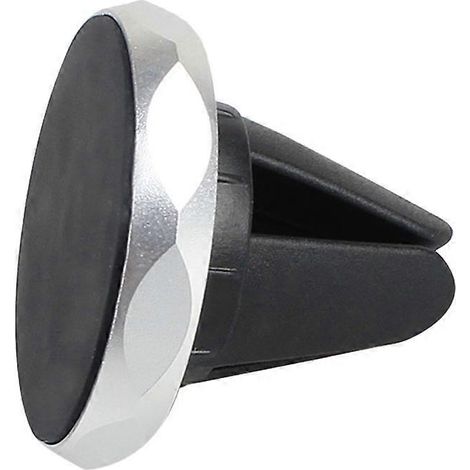 Support magnétique universel pour voiture, à coller sur le tableau de bord, pour téléphone portable, GPS et mini-tablette (argenté)-Silver