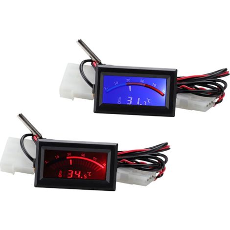 2 Pièces Thermomètre Numérique Encastré Double Affichage pour Cuisine et Restaurant Électronique avec Précise Compact et Fiable pour Cuisson et de Température (1/5)