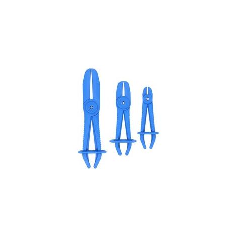 Pinces à Clamper les Durites,Pince a Collier Durite,Jeu de Pinces pour Durites,3PC Outil de Serrage pour Tuyaux Flexibles pour Serrage des Flexibles de Refroidissement et de Carburant,Bleu