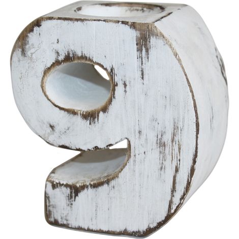 Numéro d'anniversaire en bois - N°9- Vendu par 1 (1/4)