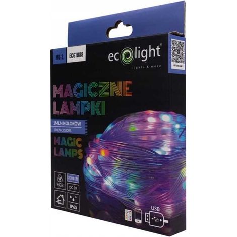 Striscia LED RGB, 1 milione di colori, 200 LED, 10 m, DC5V (1/5)