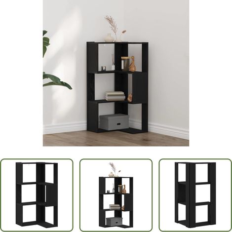 Rangement intérieur -  Bibliothèque Chêne noir 50 x 50 x 102 cm (1/5)