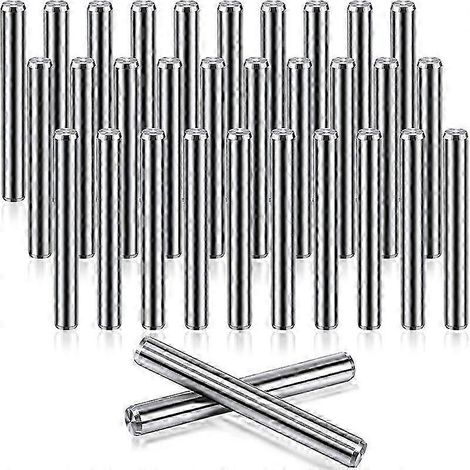Lot de 32 supports d'étagère en acier inoxydable 5 x 40 mm pour étagères et bricolage (1/4)