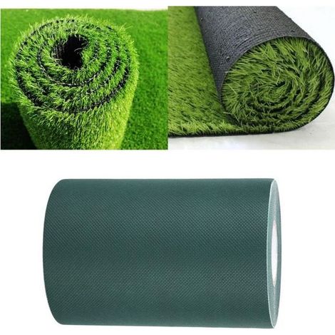 gazon-artificiel-150mm-x-10m-moquette-en-tissu-non-tisse-couleurs-noir-et-vert-236489214 (1/4)