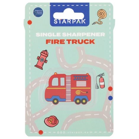 Sacapuntas Starpak para una sola escuela, brigada de bomberos (1/3)