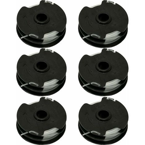Lot de 6 Lot de 6 bobines de rechange pour débroussailleuse sans fil Convient aux tondeuses Bosch BOSCH ART 23/26 SL (1/4)