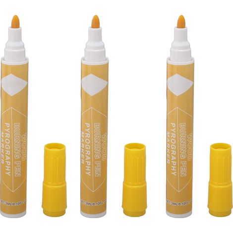 3-teiliges Brennstift-Set, Pyrographie-Marker-Set, Brennwerkzeuge, 3 ml, für Anfängerprojekte (1/5)