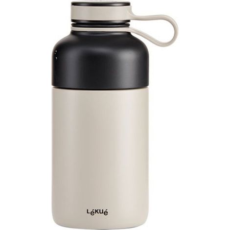 Bouteille Isotherme Lekue 0.3l Grise Compacte, Garde Chaud/froid - Lekue (1/2)