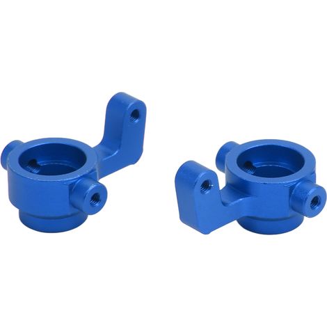 2 coupelles de direction en alliage d'aluminium pour voitures RC REMO SMAX 1621, 1625, 1631, 1635, 1651, 1655 A2505 (échelle 1/16), bleues (1/5)