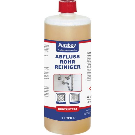 Putzboy Abflussrohr Reiniger 1 Liter Rohrreinigung Küche Bad