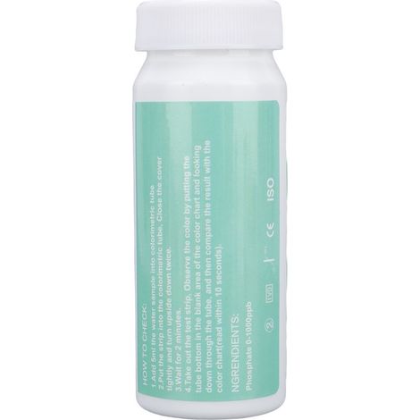 Phosphat-Teststreifen (PO4), 50 Stück, schnelle und genaue Messung für Schwimmbäder, Aquarien und Trinkwasser (1/5)