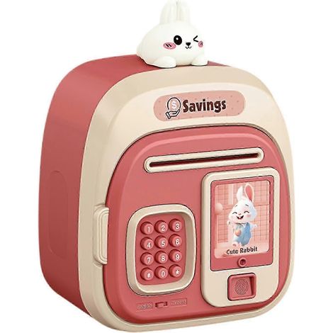 Tirelire électronique grande capacité pour enfants, avec code de dépôt et de retrait, pour filles et garçons. (1/5)