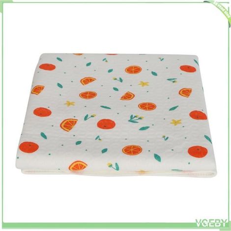 Fafeicy matelas à langer pour bébé Doublure de matelas à langer imperméable, lavable et manutention elingue Orange douce (1/5)