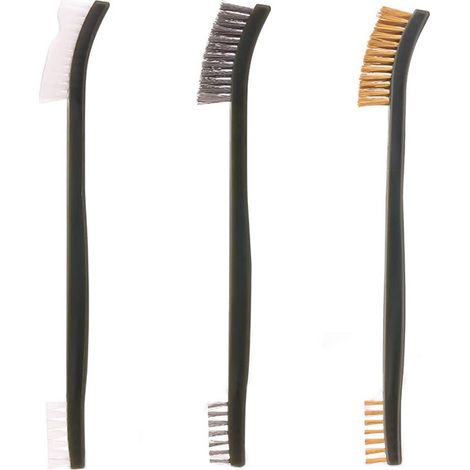 9 balais nylon double extrémité avec crochet – Nettoyage de tubes et canalisations – Brosse à dépoussiérer pour armes (1/3)