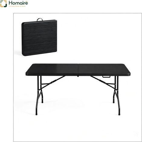 Schwarzer Esstisch 180 x 74 x 70 cm HOMAIRE (1/5)