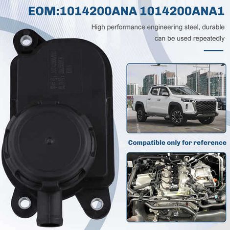 Disponible en une seule couleur : noir. Matériau : ABS 1014200ANA. Valve de recirculation des gaz d'échappement pour moteur automobile (carter). -DECOWOOD (1/5)