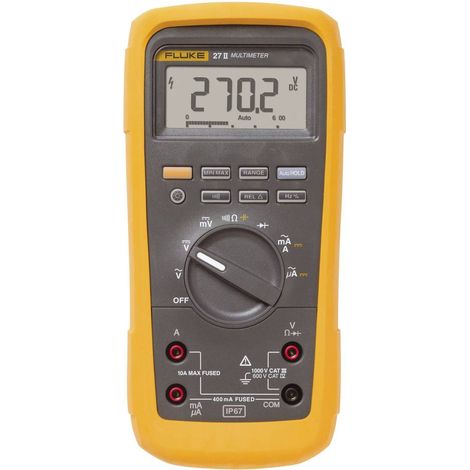 Outil de mesure Fluke 27II/EUR étanche IP67 robuste (1/3)