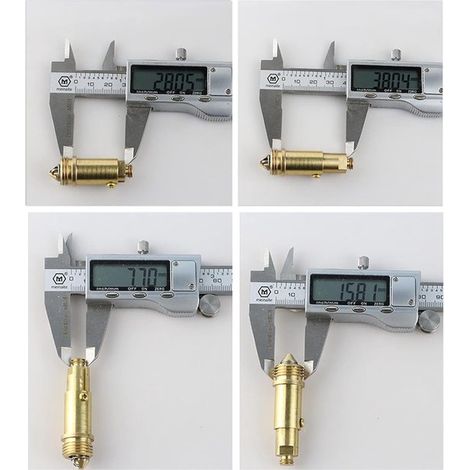 Tapón de latón para lavabo con cierre a presión，Tornillo de repuesto para la mayoría de los tapones de desagüe de lavabo (1 unidad) (1/5)