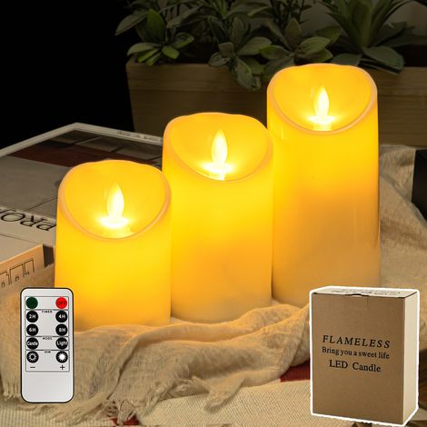 Lampe bougie électronique LED, lampe décorative fausse bougie simulée, accessoire de décoration romantique pour mariage, lumi(Y076) (1/5)