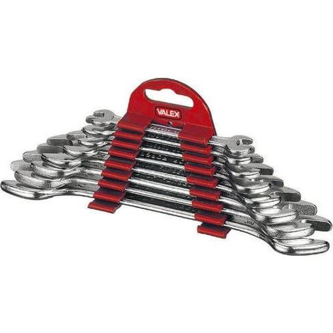 Chiavi fisse a forchetta doppia 8 pezzi 1460794 VALEX