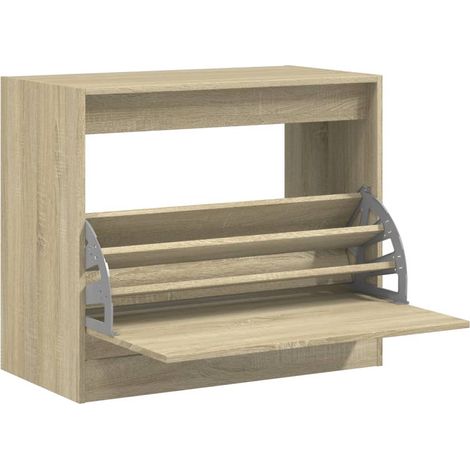 Maison Exclusive - Zapatero de madera de ingeniería roble Sonoma