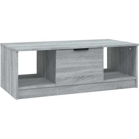 Maison Exclusive - Mesa de centro madera de ingeniería gris Sonom (1/5)