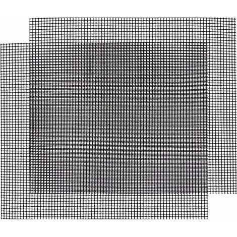 40 30cm Grille Barbecue decoupable, 2PC Tapis de Cuisson Réutilisable Grille Anti-adhésif pour Yaourtières Multi-Délices Barbecue Cuisson (1/5)
