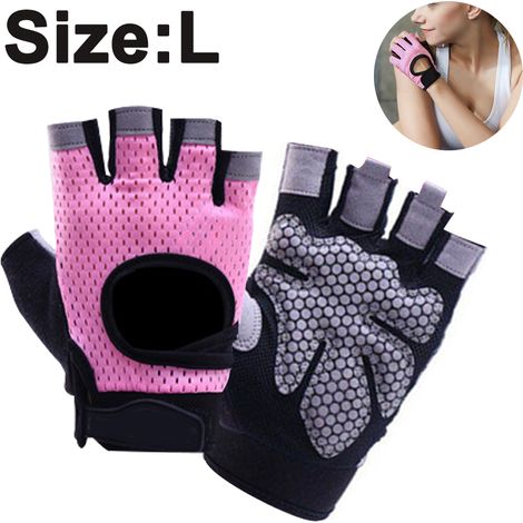 Gants d'entraînement pour haltérophilie et musculation avec support de poignet pour hommes et femmes, protection complète de la paume, pour l'haltérophilie, l'entraînement, le fitness, les exercices d (1/5)