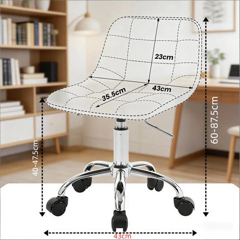 Gamme chaises de bureau et maquillage confortables, salon, bar bas et informatique, usage exclusivement professionnel bureau