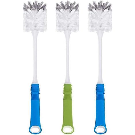 Brosse de nettoyage à long manche, brosse à tasse, brosse à bouteille, brosse à verre, bol mélangeur (1/5)