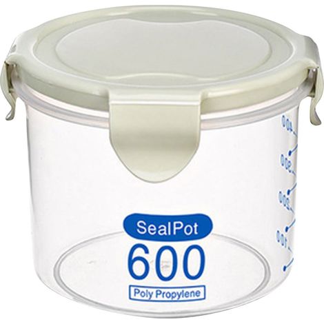 Boîte De Rangement Alimentaire - Contenant Hermetique En PP - Pour Réfrigérateur Et Cuisine - 600 ml 800 ml Ou 1000 ml (1/5)