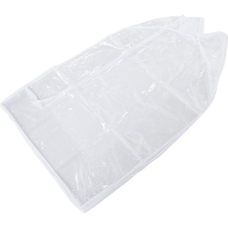 Housse à vêtements transparente pour penderie, idéale pour suspendre manteaux, vestes et robes. Dimensions : 60 x 30 x 90 cm / 23,6 x 11,8 x 35,4 pouces. (1/5)