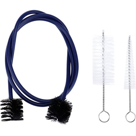 Kit complet d'entretien pour instruments à vent en cuivre, comprenant une brosse flexible et un nettoyant pour pistons, pour un entretien et une protection optimaux. (1/5)