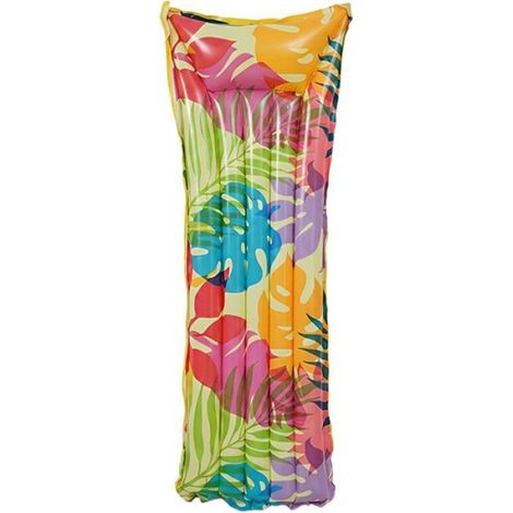 Matelas Flottants pour Adultes - 177 x 62 cm Grand Lit Pneumatique Anti-Basculement - Radeau de Piscine Gonflable (1/4)