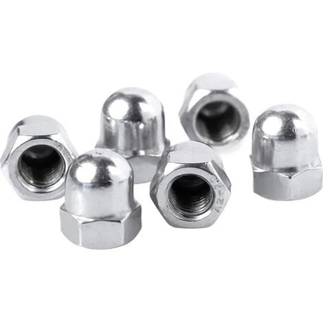 Écrous, hexagonaux, borgnes M3 M4 M5 M6 M8 M10 304 A2-70 Écrou (1/5)