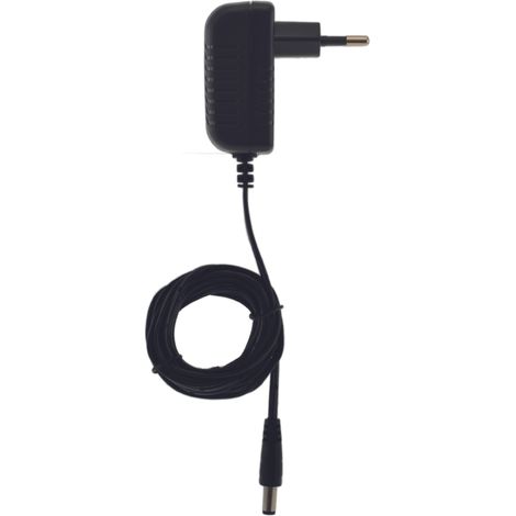 bloc alimentation - prise - 230v ac vers 12v dc / 0.5a - cable 2 mètres - izyx psa120.5