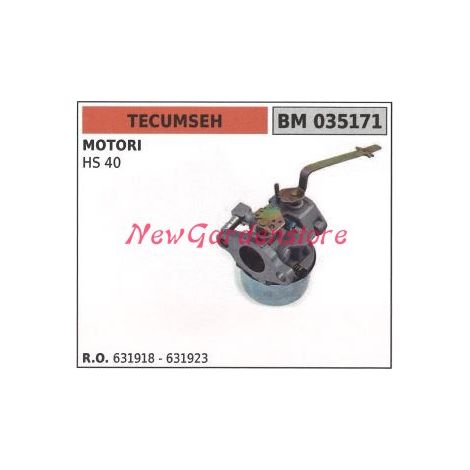Carburatore a vaschetta TECUMSEH rasaerba tosaerba tagliaerba HS 40 035171