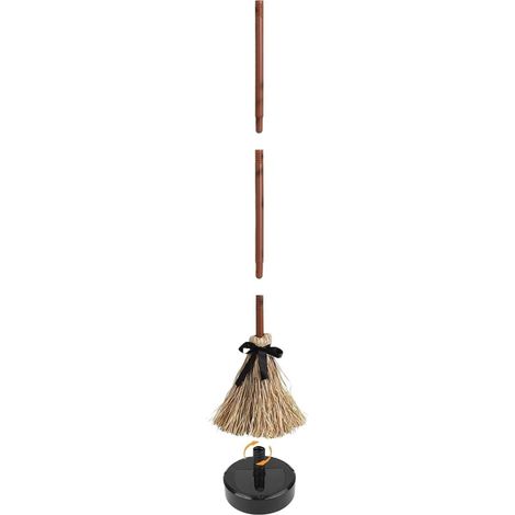 Balai de sorcière animé Décoration de Fête Lumineuse Animée Balai Halloween extérieur sonore pour intérieur, Jardin, Maison hantée, Porte d'entrée, Porche, cheminée, pelouse, Arbre (1/5)
