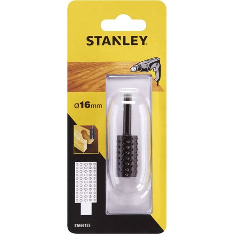 Raspa cilíndrica ø 16mm profundidad 30mm. Eje 8mm. STANLEY STA66155-QZ