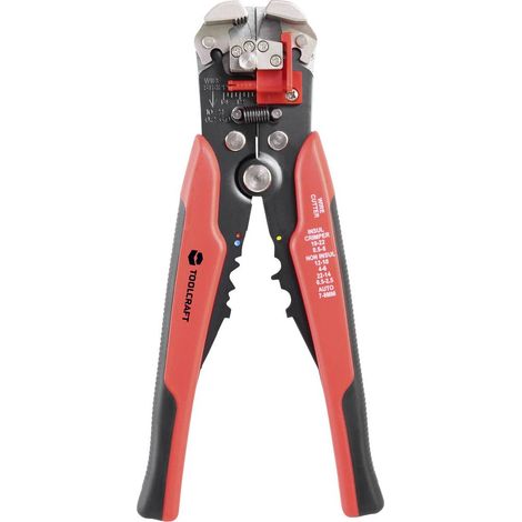 TOOLCRAFT TO-4861944 Pinza spelacavi 0.15 fino a 6 mm² 10 fino a 26 awg