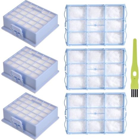 Compatible avec les cartouches filtrantes, les filtres, les grilles filtrantes et les kits d'accessoires en coton filtrant pour aspirateurs BOSCH série BSG6