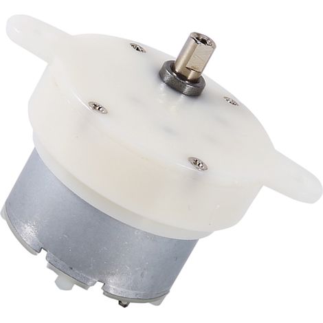 Moteur électrique/réducteur à faible vitesse 12 V CC à couple élevé, 3 tr/min, diamètre d'arbre 4 mm, micromoteur (1/5)