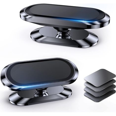 [2er-Pack] Magnetische Auto-Handyhalterung fürs Armaturenbrett [Starker Magnet] Magnetische Auto-Handyhalterung, kompatibel mit Autohalterungen